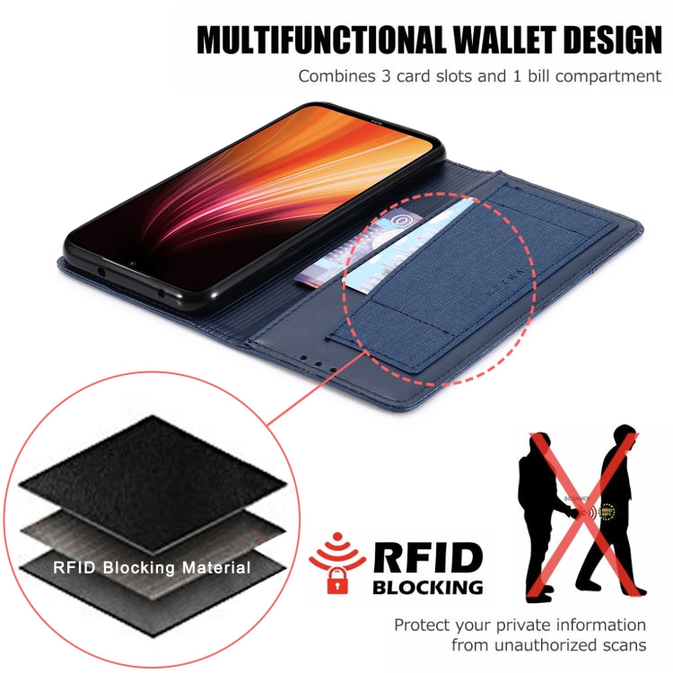 For Xiaomi Redmi Note 8T MUXMA MX109 Horizontal Flip Leather Case with Holder & Card Slot & Wallet