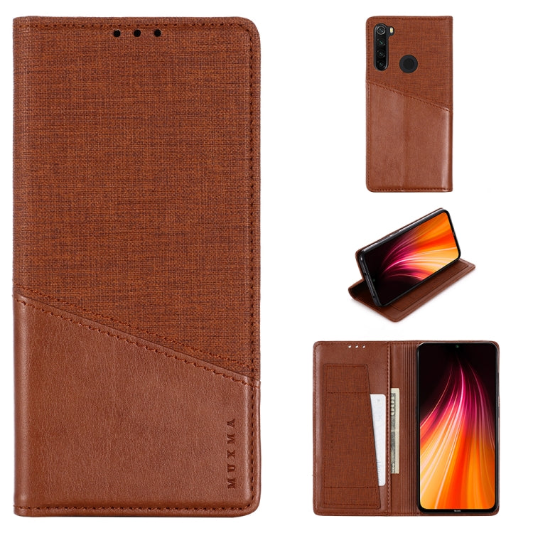 For Xiaomi Redmi Note 8T MUXMA MX109 Horizontal Flip Leather Case with Holder & Card Slot & Wallet