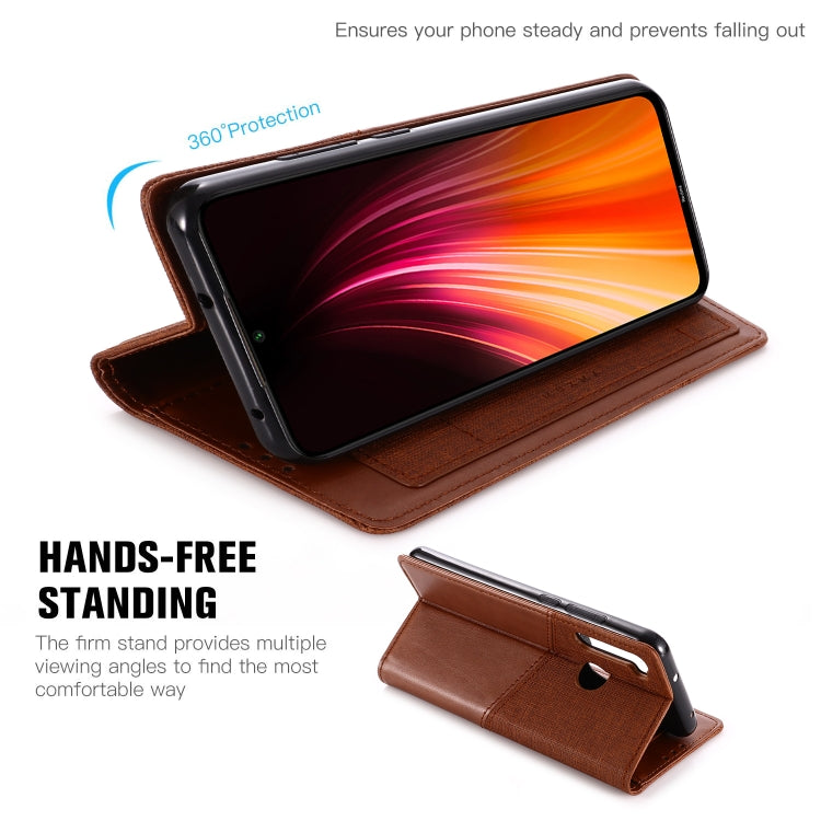 For Xiaomi Redmi Note 8T MUXMA MX109 Horizontal Flip Leather Case with Holder & Card Slot & Wallet