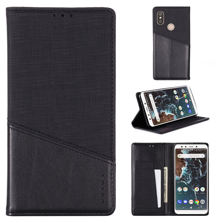 For Xiaomi Mi 6X MUXMA MX109 Horizontal Flip Leather Case with Holder & Card Slot & Wallet