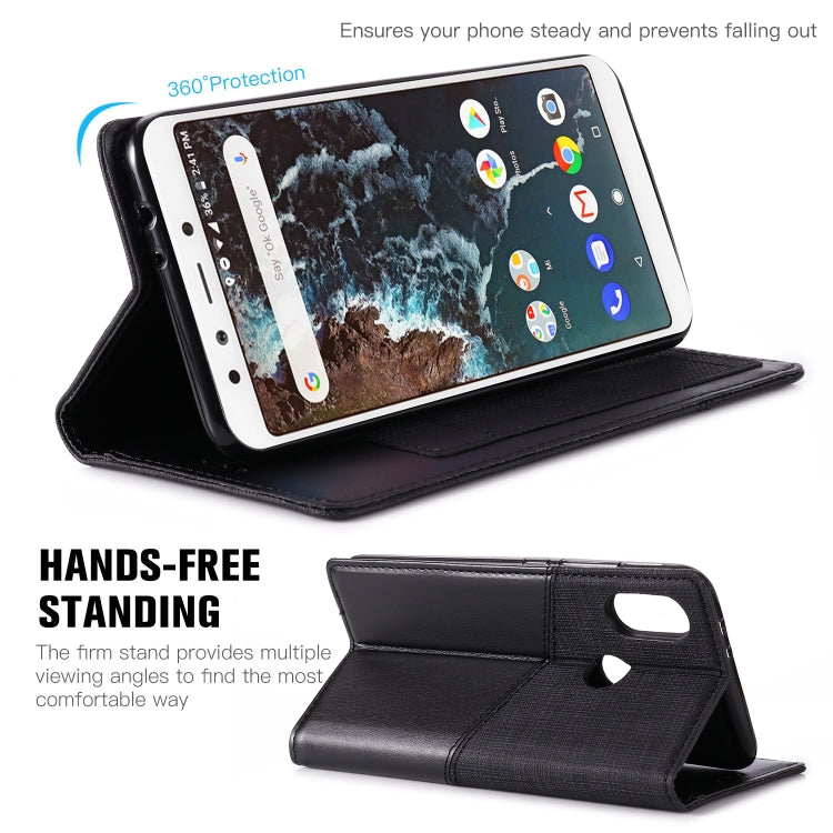 For Xiaomi Mi 6X MUXMA MX109 Horizontal Flip Leather Case with Holder & Card Slot & Wallet