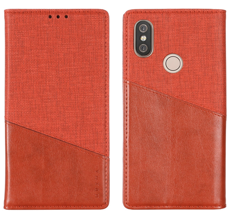 For Xiaomi Mi 6X MUXMA MX109 Horizontal Flip Leather Case with Holder & Card Slot & Wallet