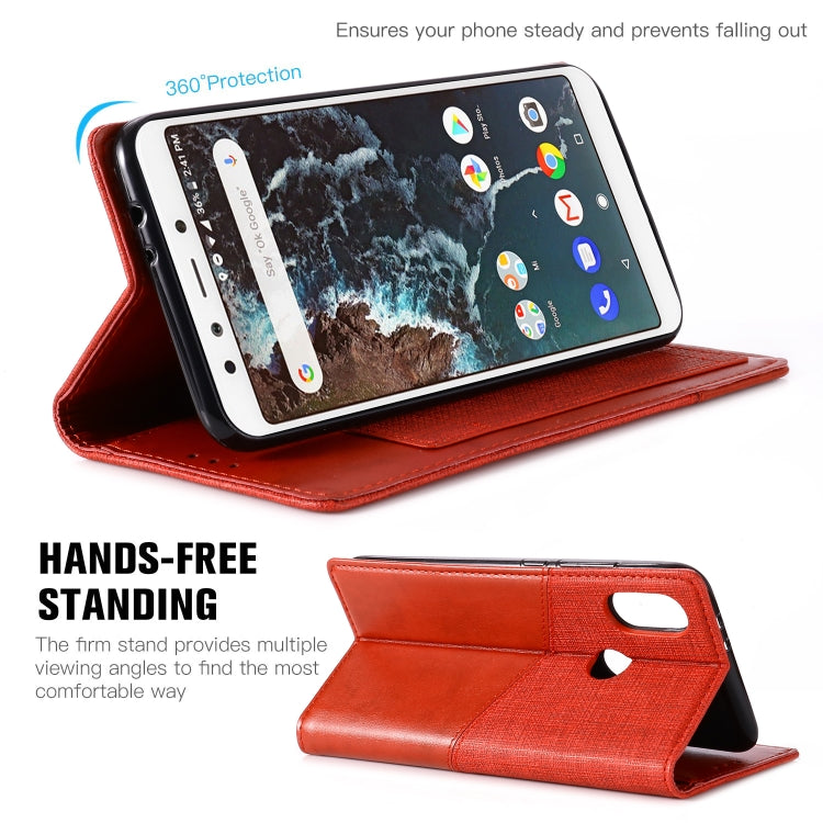 For Xiaomi Mi 6X MUXMA MX109 Horizontal Flip Leather Case with Holder & Card Slot & Wallet
