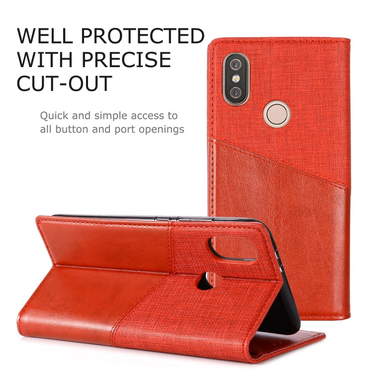 For Xiaomi Mi 6X MUXMA MX109 Horizontal Flip Leather Case with Holder & Card Slot & Wallet