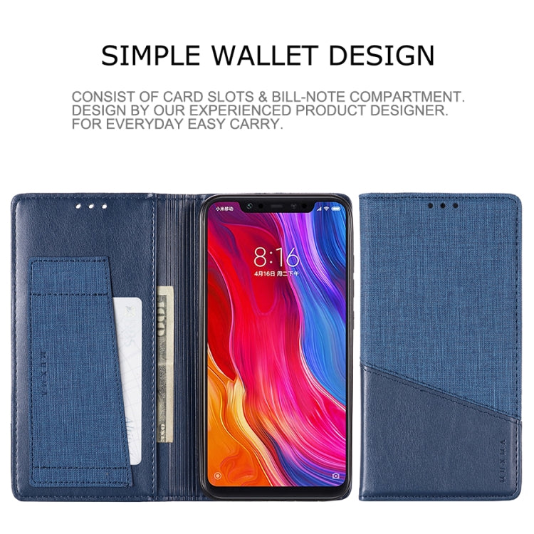 For Xiaomi Mi 8 MUXMA MX109 Horizontal Flip Leather Case with Holder & Card Slot & Wallet