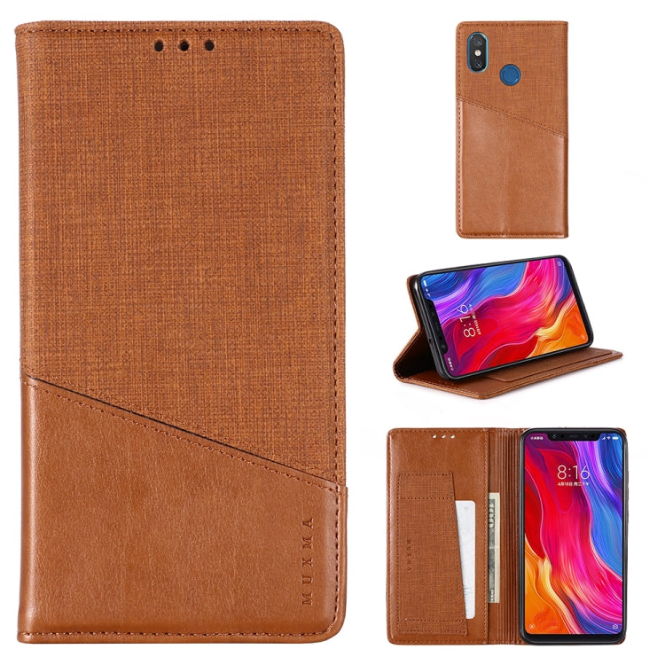 For Xiaomi Mi 8 MUXMA MX109 Horizontal Flip Leather Case with Holder & Card Slot & Wallet