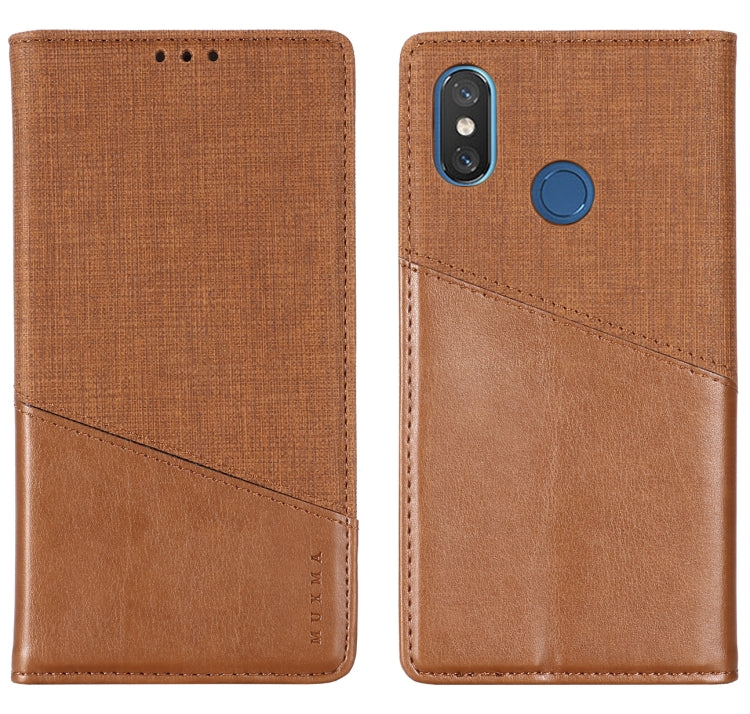 For Xiaomi Mi 8 MUXMA MX109 Horizontal Flip Leather Case with Holder & Card Slot & Wallet
