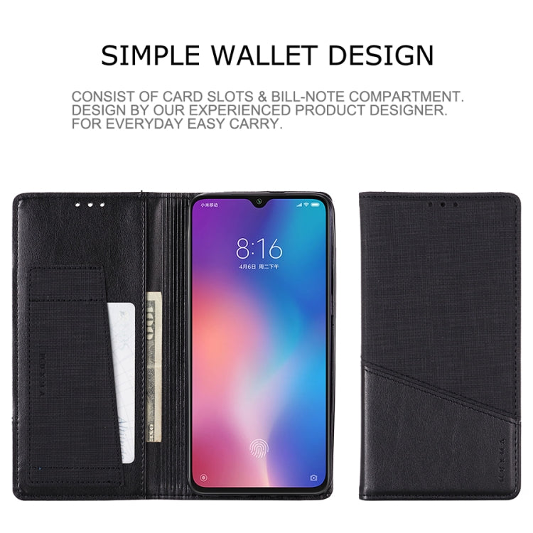 For Xiaomi Mi 9 MUXMA MX109 Horizontal Flip Leather Case with Holder & Card Slot & Wallet