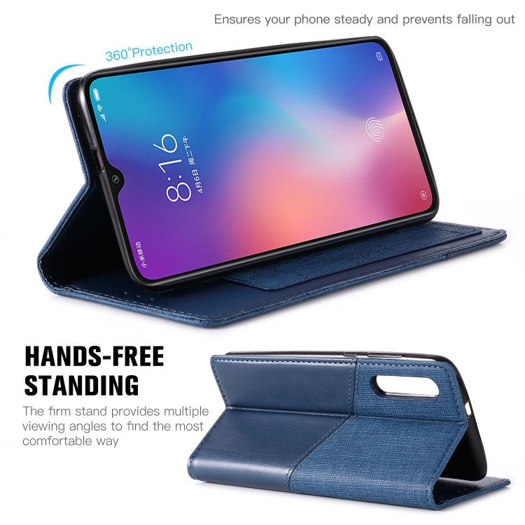 For Xiaomi Mi 9 MUXMA MX109 Horizontal Flip Leather Case with Holder & Card Slot & Wallet