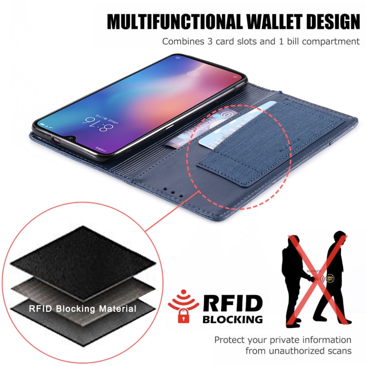 For Xiaomi Mi 9 MUXMA MX109 Horizontal Flip Leather Case with Holder & Card Slot & Wallet