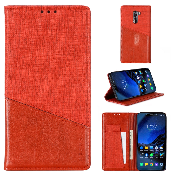 For Xiaomi Pocophone F1 MUXMA MX109 Horizontal Flip Leather Case with Holder & Card Slot & Wallet