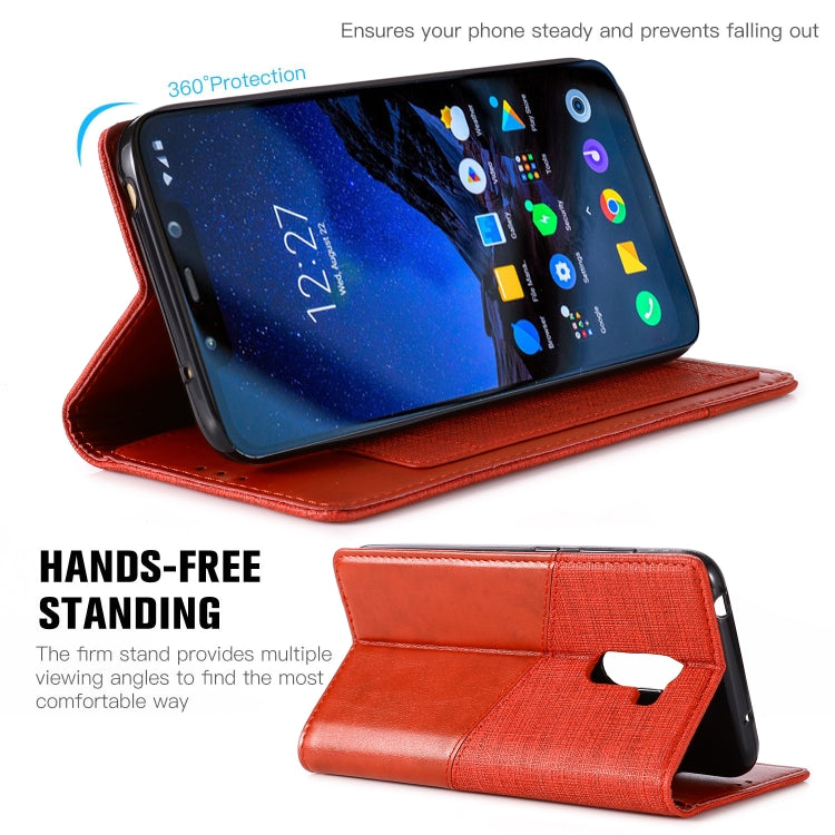 For Xiaomi Pocophone F1 MUXMA MX109 Horizontal Flip Leather Case with Holder & Card Slot & Wallet