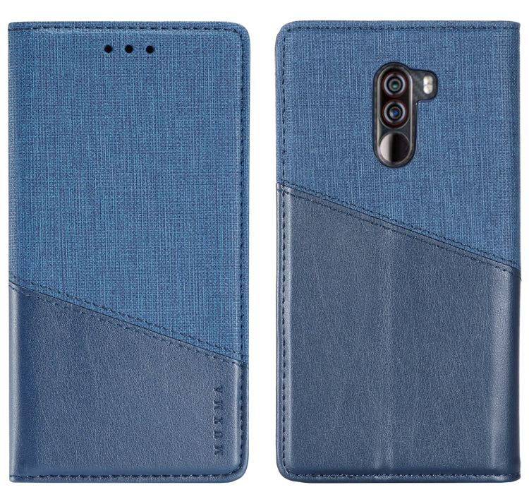 For Xiaomi Pocophone F1 MUXMA MX109 Horizontal Flip Leather Case with Holder & Card Slot & Wallet