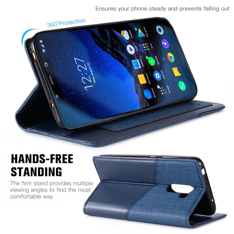 For Xiaomi Pocophone F1 MUXMA MX109 Horizontal Flip Leather Case with Holder & Card Slot & Wallet