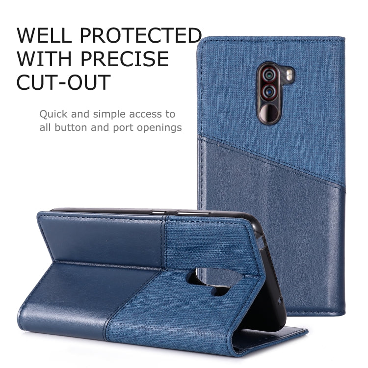 For Xiaomi Pocophone F1 MUXMA MX109 Horizontal Flip Leather Case with Holder & Card Slot & Wallet