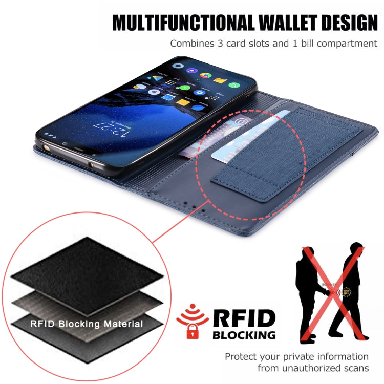 For Xiaomi Pocophone F1 MUXMA MX109 Horizontal Flip Leather Case with Holder & Card Slot & Wallet