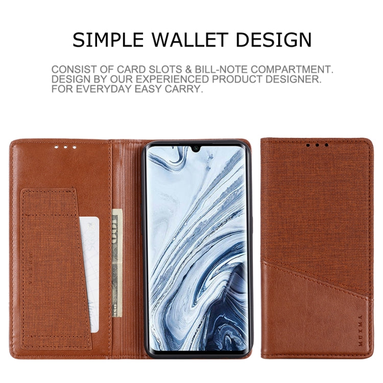 For Xiaomi Mi Note 10 / Mi Note 10 Pro MUXMA MX109 Horizontal Flip Leather Case with Holder & Card Slot & Wallet