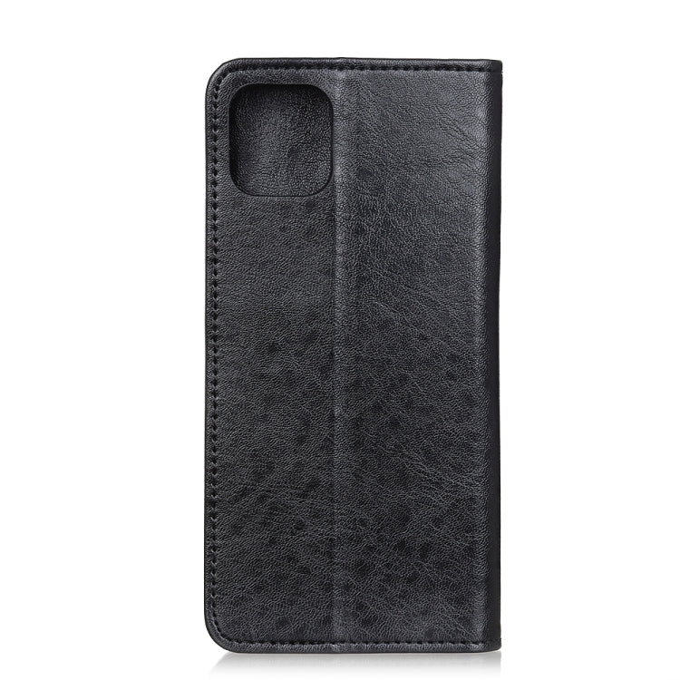 For OPPO Realme C11 Magnetic Crazy Horse Texture Horizontal Flip Leather Case with Holder & Card Slots & Wallet