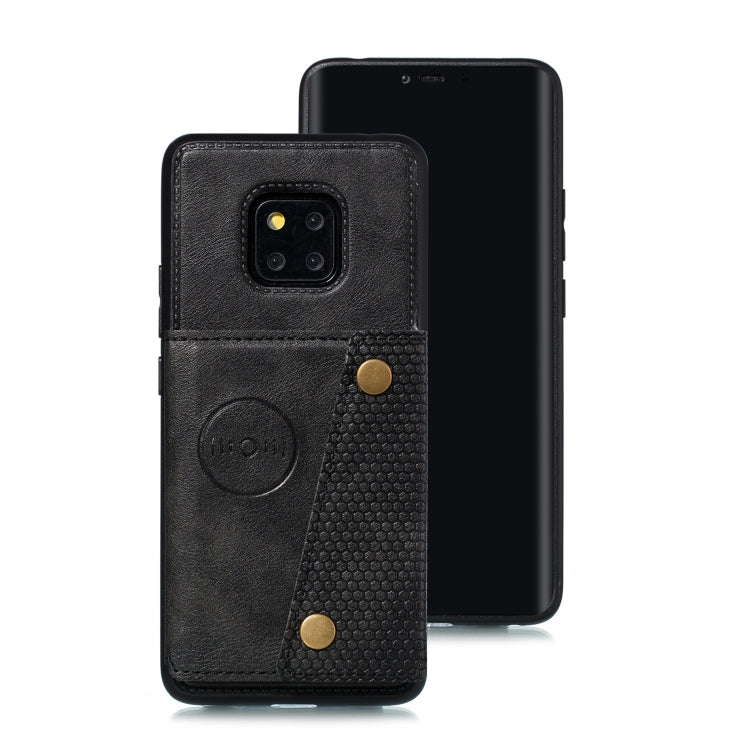 For Xiaomi Redmi 10X 5G Double Buckle PU + TPU Shockproof Magnetic Protective Case with Card Slot & Holder