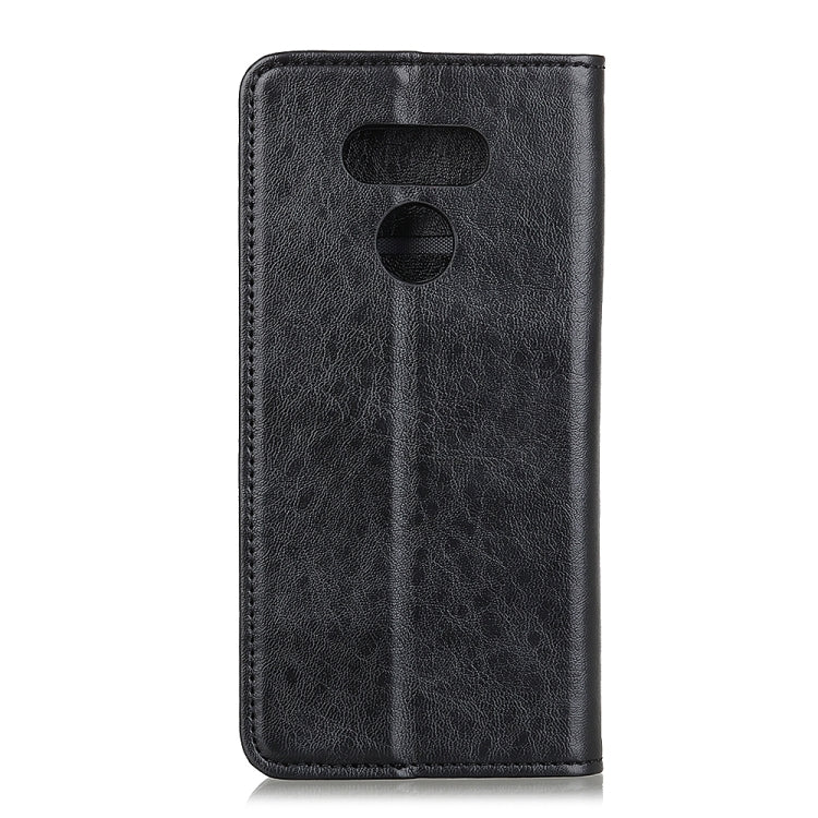 For LG Harmony 4 Magnetic Crazy Horse Texture Horizontal Flip Leather Case with Holder & Card Slots & Wallet