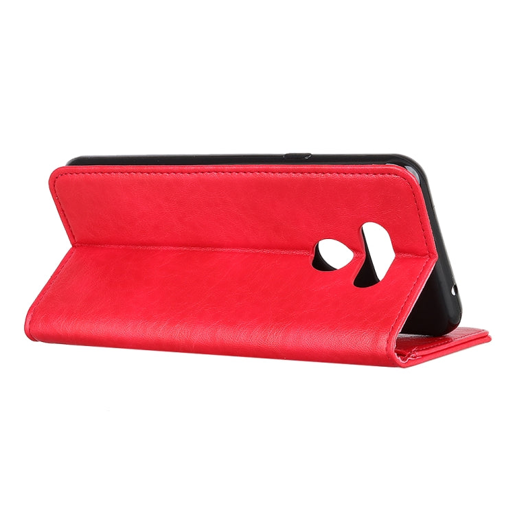 For LG Harmony 4 Magnetic Crazy Horse Texture Horizontal Flip Leather Case with Holder & Card Slots & Wallet