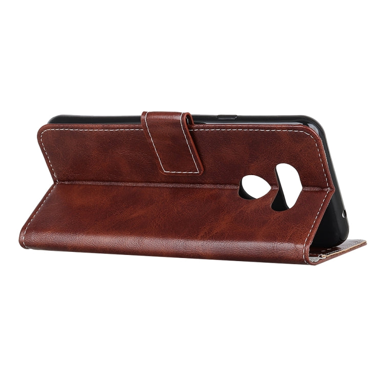 For LG Harmony 4 Retro Crazy Horse Texture Horizontal Flip Leather Case with Holder & Card Slots & Photo Frame & Wallet