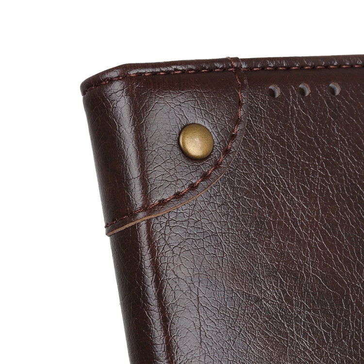 For LG Harmony 4 Copper Buckle Nappa Texture Horizontal Flip Leather Case with Holder & Card Slots & Wallet