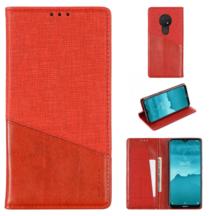 For Nokia 6.2 MUXMA MX109 Horizontal Flip Leather Case with Holder & Card Slot & Wallet