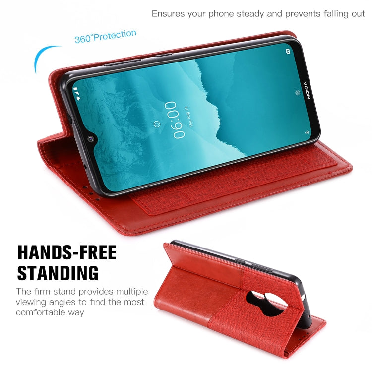 For Nokia 6.2 MUXMA MX109 Horizontal Flip Leather Case with Holder & Card Slot & Wallet