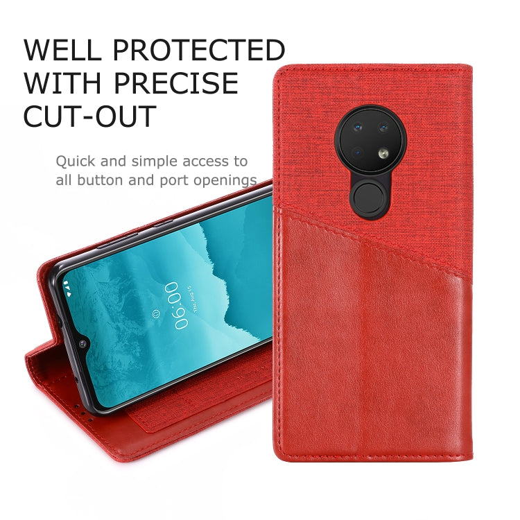 For Nokia 6.2 MUXMA MX109 Horizontal Flip Leather Case with Holder & Card Slot & Wallet