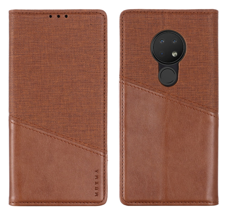 For Nokia 6.2 MUXMA MX109 Horizontal Flip Leather Case with Holder & Card Slot & Wallet