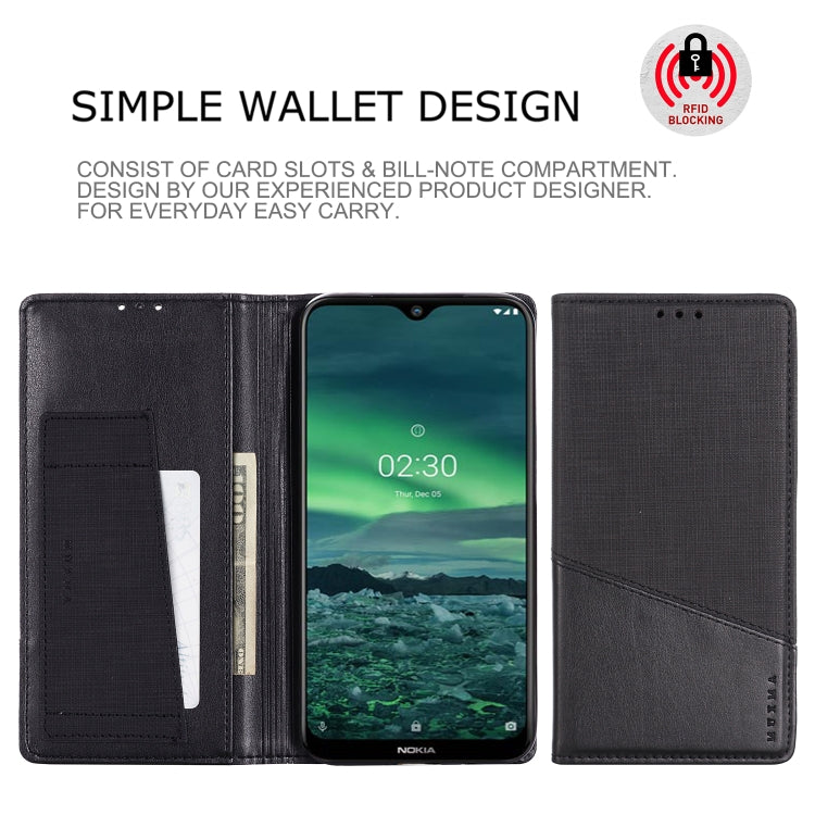 For Nokia 2.3 MUXMA MX109 Horizontal Flip Leather Case with Holder & Card Slot & Wallet