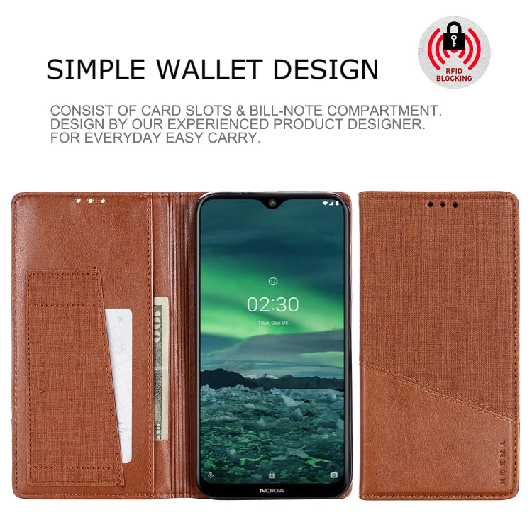For Nokia 2.3 MUXMA MX109 Horizontal Flip Leather Case with Holder & Card Slot & Wallet