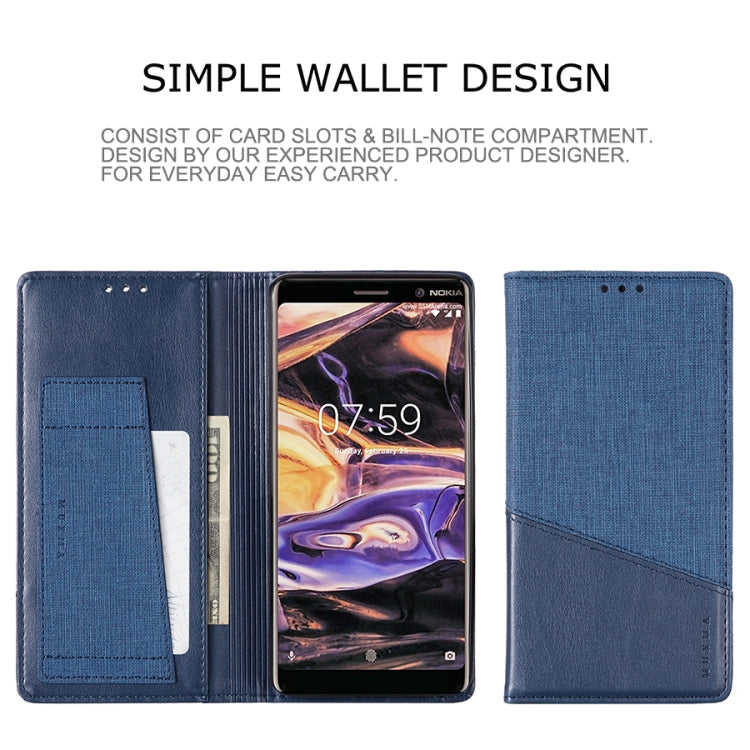 For Nokia 7 Plus MUXMA MX109 Horizontal Flip Leather Case with Holder & Card Slot & Wallet