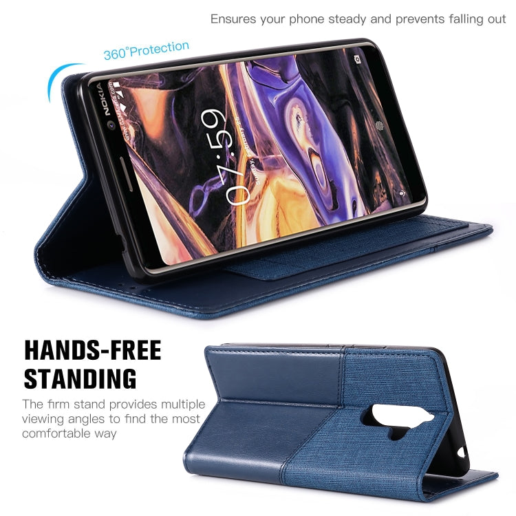 For Nokia 7 Plus MUXMA MX109 Horizontal Flip Leather Case with Holder & Card Slot & Wallet