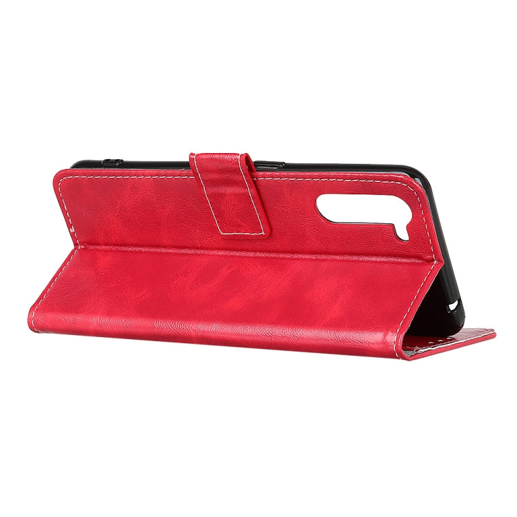 For OnePlus Nord Retro Crazy Horse Texture Horizontal Flip Leather Case with Holder & Card Slots & Photo Frame & Wallet