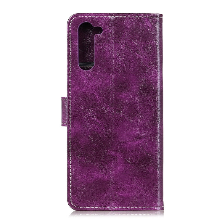 For OnePlus Nord Retro Crazy Horse Texture Horizontal Flip Leather Case with Holder & Card Slots & Photo Frame & Wallet