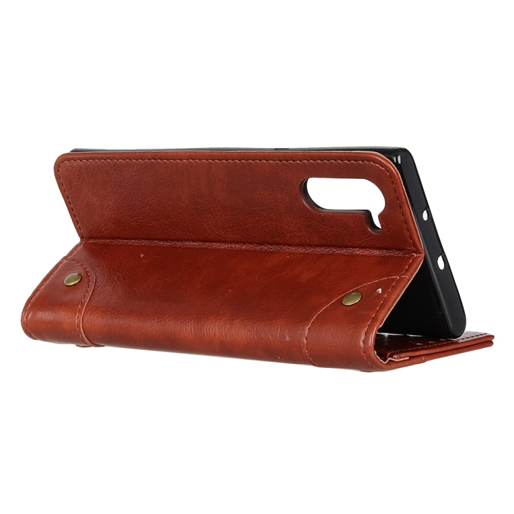 For OnePlus Nord Copper Buckle Nappa Texture Horizontal Flip Leather Case with Holder & Card Slots & Wallet