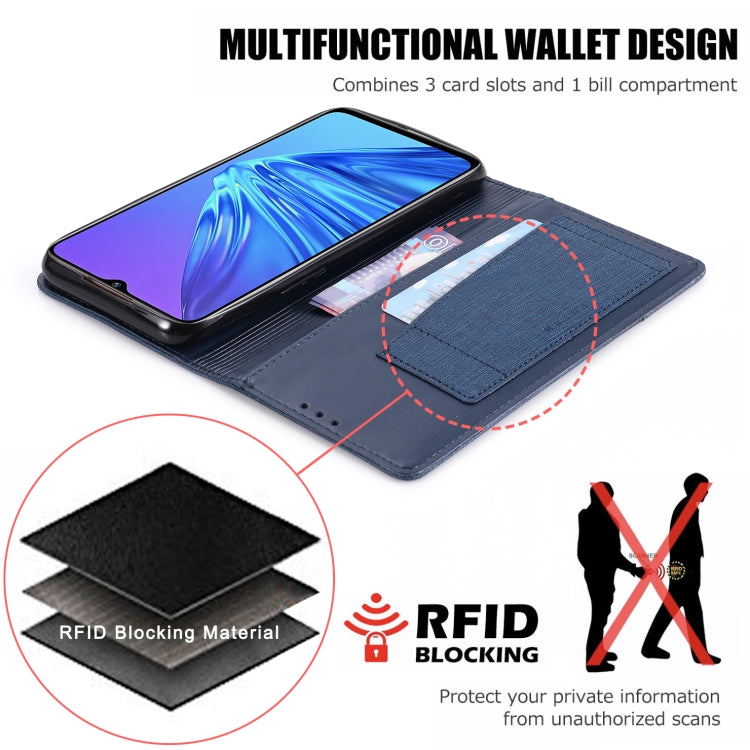 For OPPO Realme 5 MUXMA MX109 Horizontal Flip Leather Case with Holder & Card Slot & Wallet