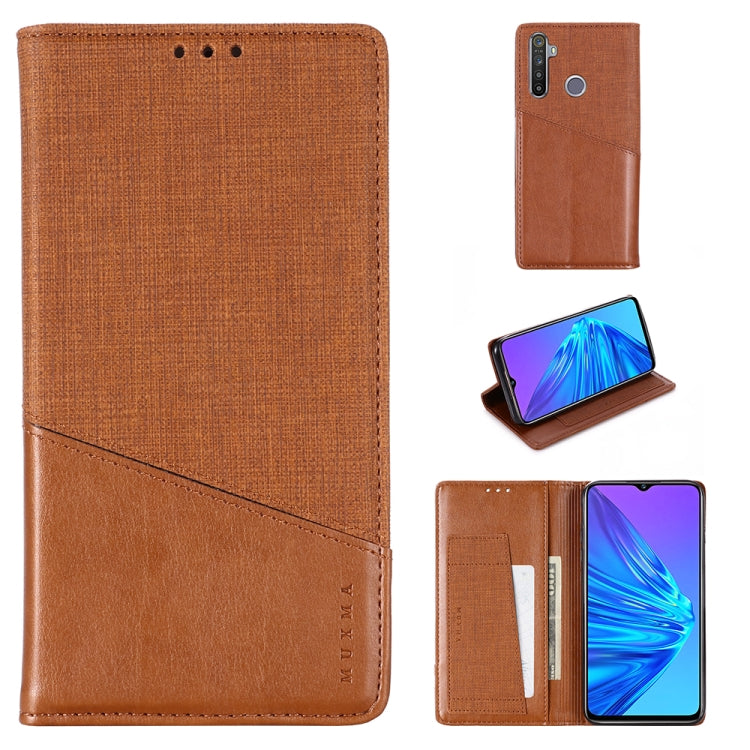 For OPPO Realme 5 MUXMA MX109 Horizontal Flip Leather Case with Holder & Card Slot & Wallet