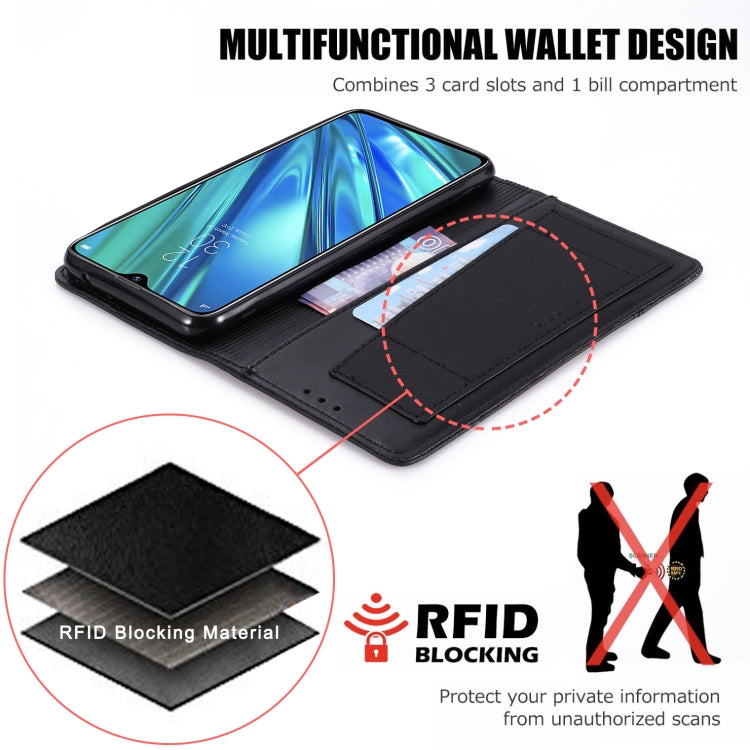 For OPPO Realme 5 Pro MUXMA MX109 Horizontal Flip Leather Case with Holder & Card Slot & Wallet