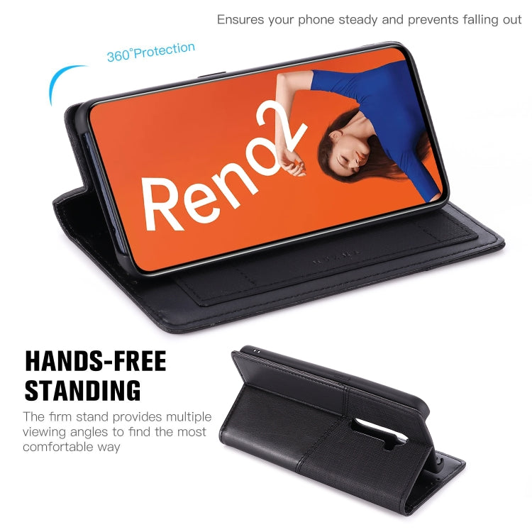 For OPPO Reno 2 MUXMA MX109 Horizontal Flip Leather Case with Holder & Card Slot & Wallet