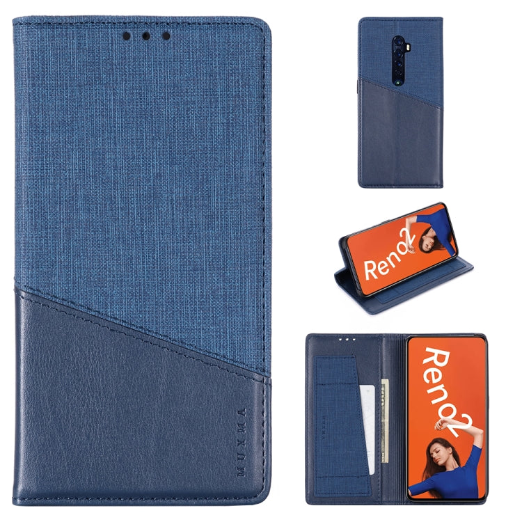 For OPPO Reno 2 MUXMA MX109 Horizontal Flip Leather Case with Holder & Card Slot & Wallet