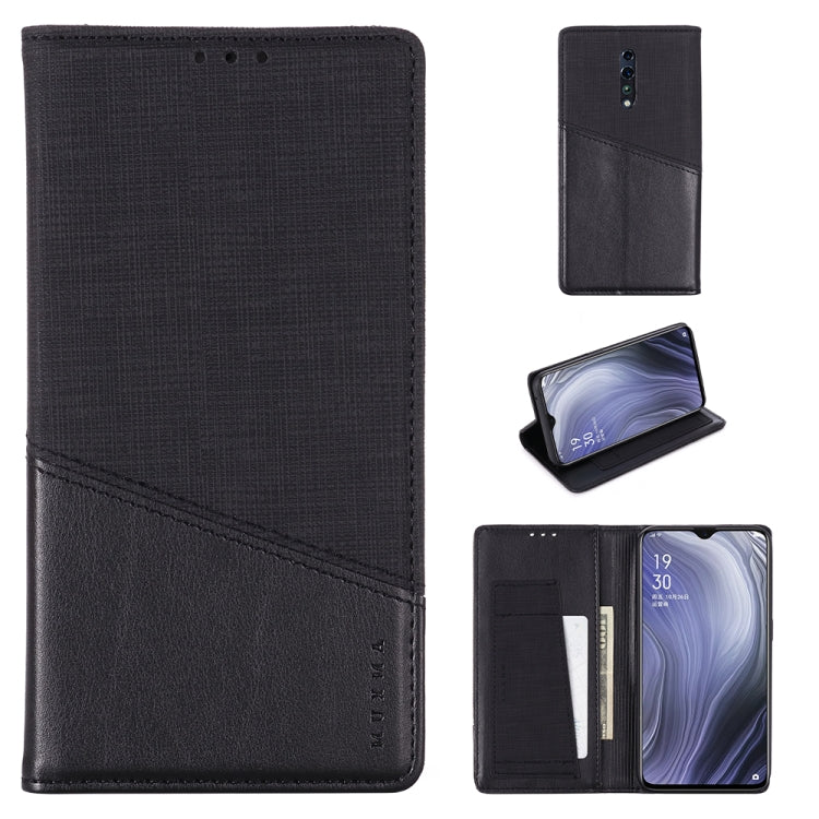 For OPPO Reno Z MUXMA MX109 Horizontal Flip Leather Case with Holder & Card Slot & Wallet