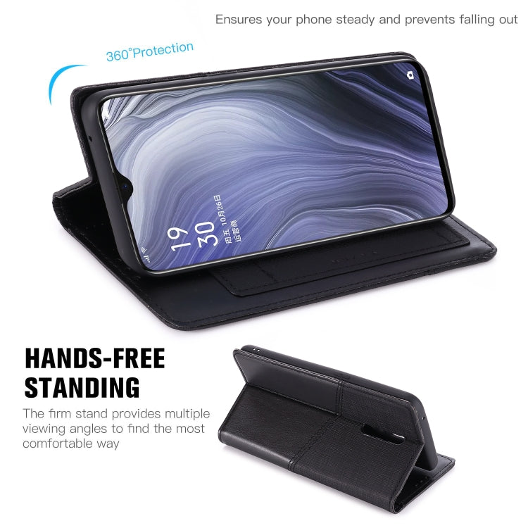 For OPPO Reno Z MUXMA MX109 Horizontal Flip Leather Case with Holder & Card Slot & Wallet