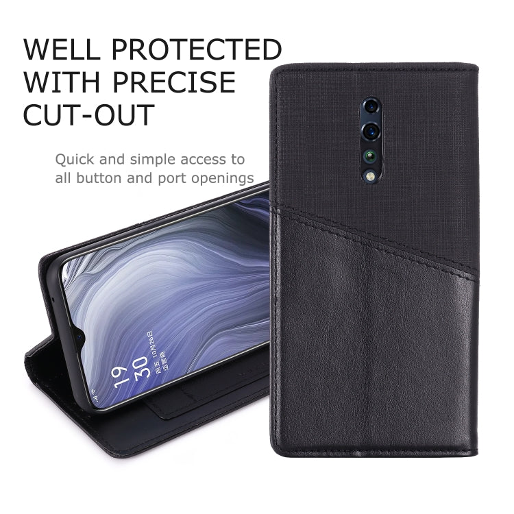 For OPPO Reno Z MUXMA MX109 Horizontal Flip Leather Case with Holder & Card Slot & Wallet