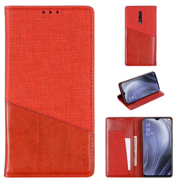 For OPPO Reno Z MUXMA MX109 Horizontal Flip Leather Case with Holder & Card Slot & Wallet