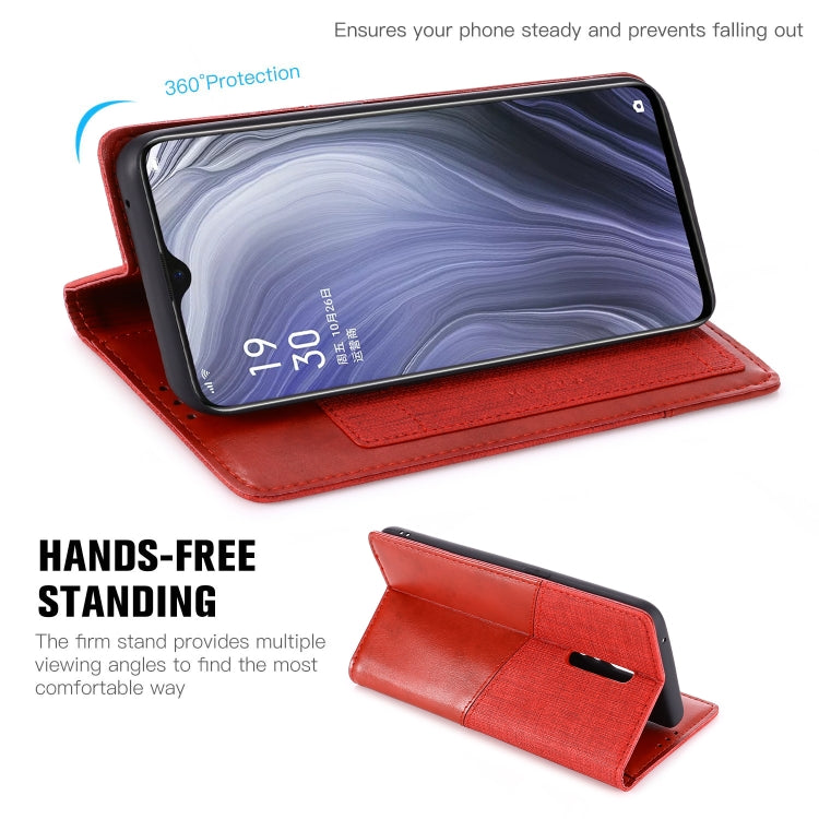 For OPPO Reno Z MUXMA MX109 Horizontal Flip Leather Case with Holder & Card Slot & Wallet