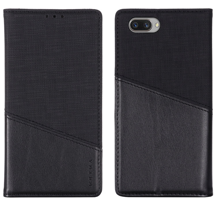 For OPPO A3s MUXMA MX109 Horizontal Flip Leather Case with Holder & Card Slot & Wallet