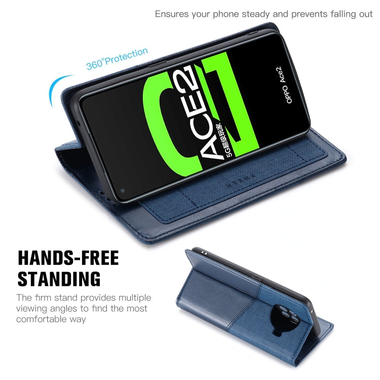 For OPPO Ace2 MUXMA MX109 Horizontal Flip Leather Case with Holder & Card Slot & Wallet